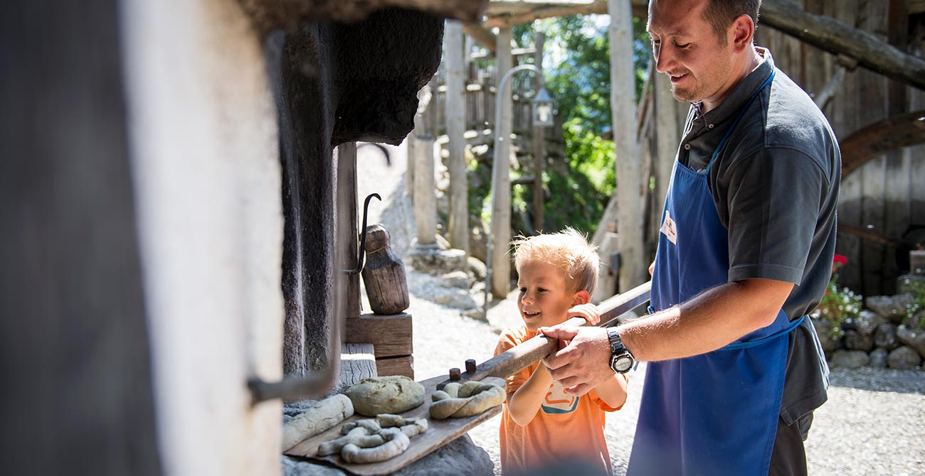 Bread baking at Family Resort Rainer