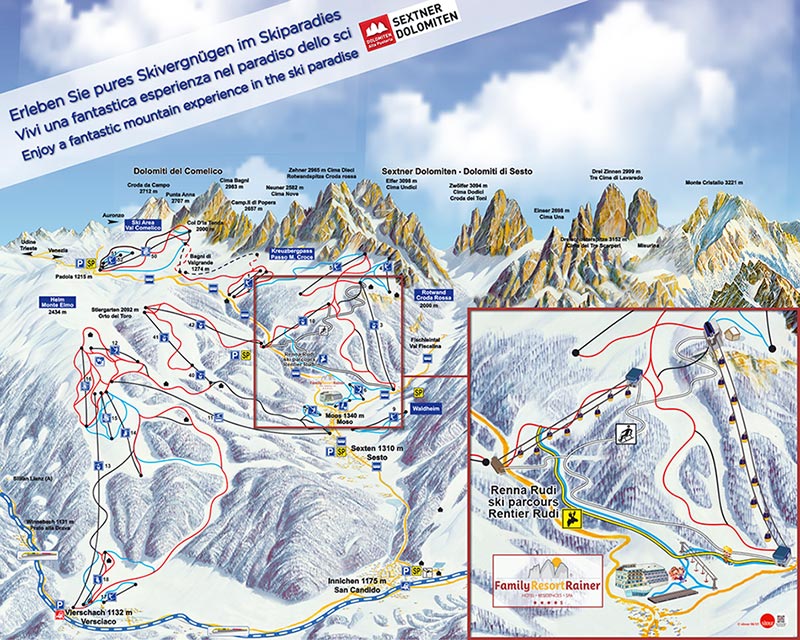 Skigebiet direkt vor der Haustür