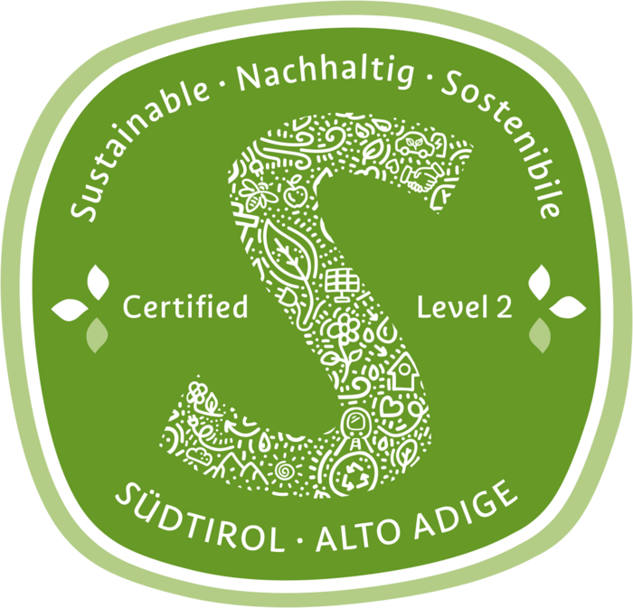 Sustainability at the Family Resort Rainer Certified sustainability label South Tyrol Level 2