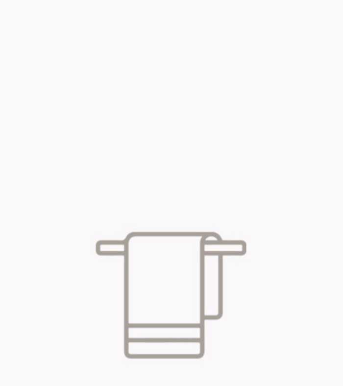 Sustainability at the Family Resort Rainer Towel hanging on a towel rack