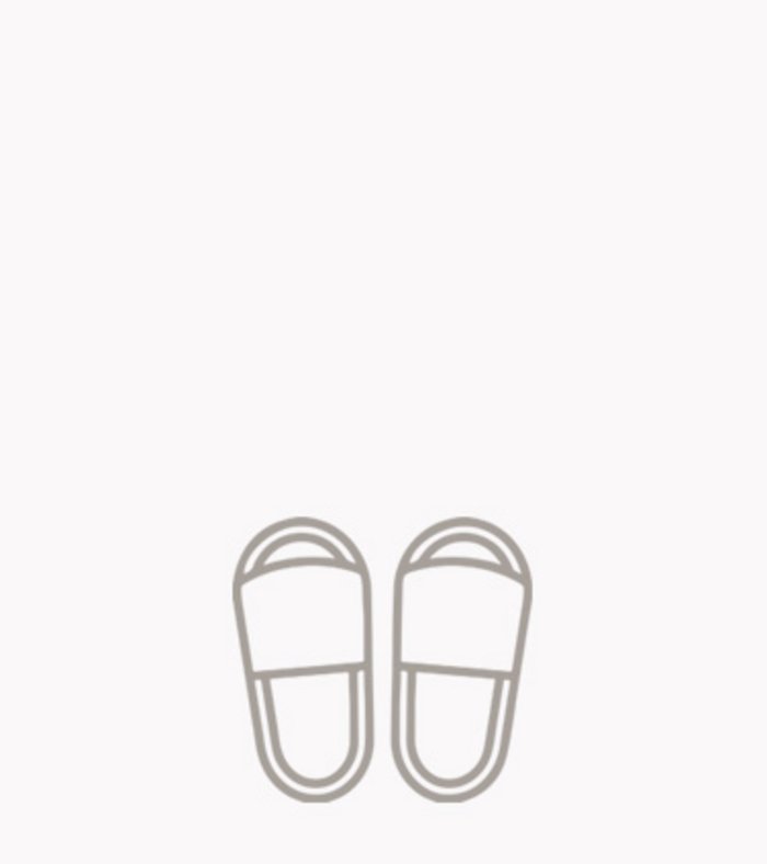 Sustainability at the Family Resort Rainer Simple slippers icon displayed on a white background